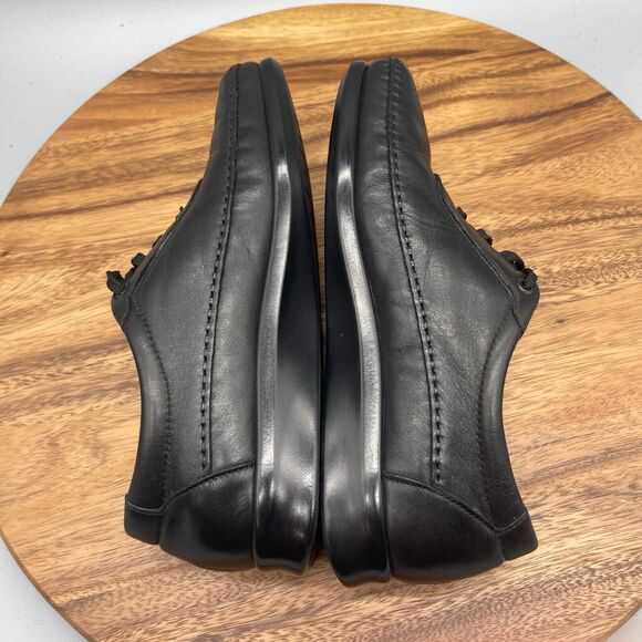 SAS Tripad Shoes Womens SIze 8.5 M Comfort Traveler Black Leather Sneakers - Picture 6 of 8